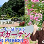 ごぼう先生と体操！熱海ブルーを一望できるローズガーデン ACAO FOREST（静岡県）