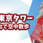 東京タワー  展望台で空中散歩（東京）