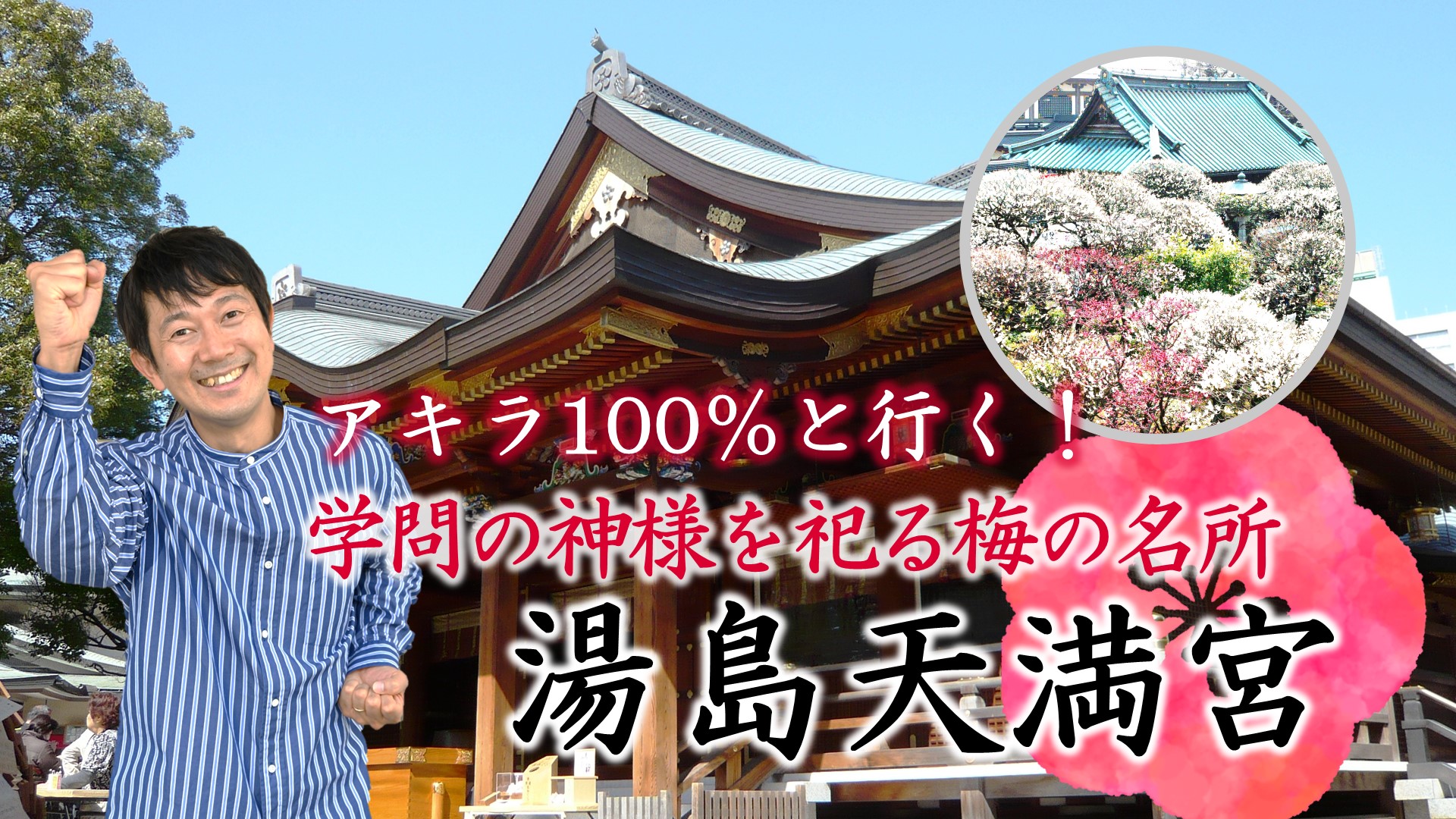 ｱｷﾗ100％と行く！ 学問の神様を祀る梅の名所 湯島天満宮（東京都）