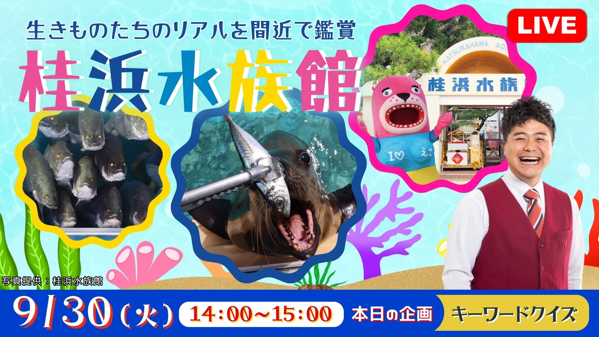 あつかんDRAGON おだちと行く！生きものたちのリアルを間近で鑑賞　桂浜水族館＜高知県＞